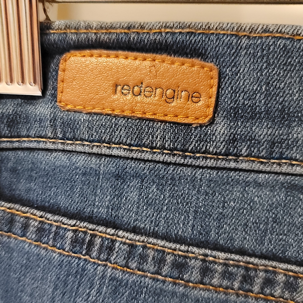 RED ENGINE Firefly Mid Rise Straight Leg Jean Made in America Size 30 - Picture 5 of 16